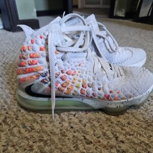 Nike Kids White and Multicolor Sneakers
